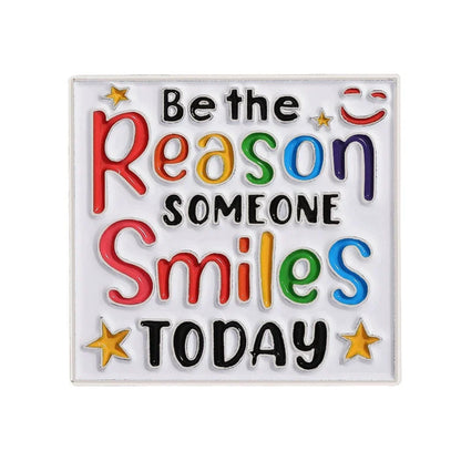 Positive Quote Brooch