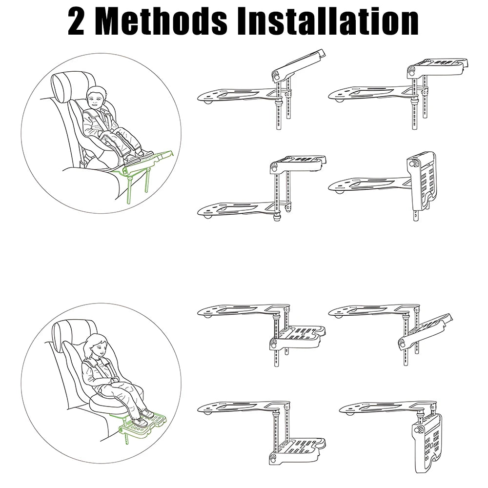Foldable Footrest Attachment