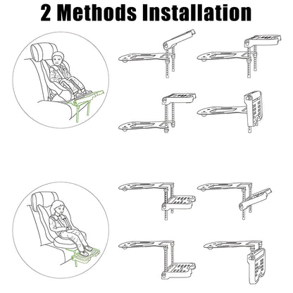 Foldable Footrest Attachment