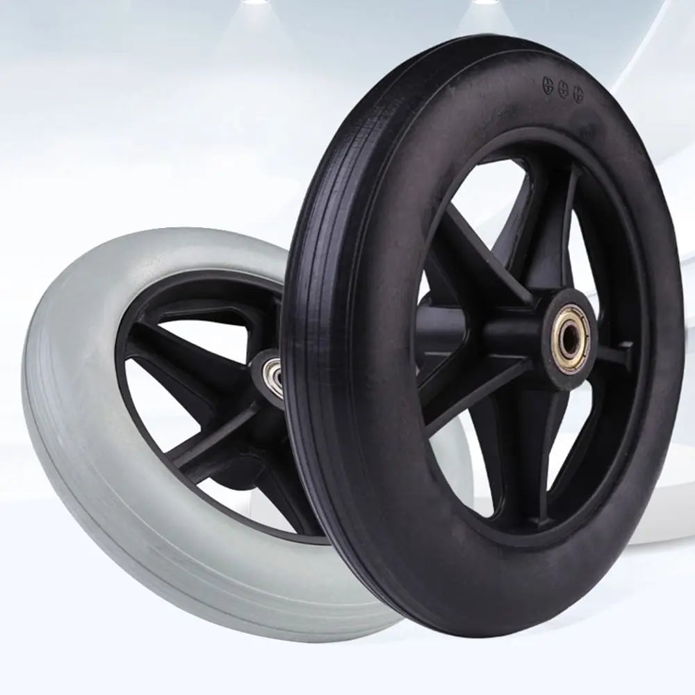 Replacement Solid Rubber Wheels (6–8" Universal)